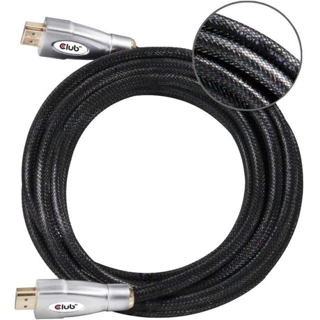 Club 3d hdmi 2.0 kabel (zwart zilver, 5 meter, 4k 60hz)