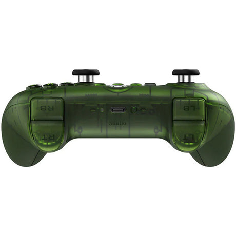 8bitdo ultimate 3-mode controller voor xbox (groen transparant, xbox series x|s, xbox one, pc, bluetooth usb-c 2.4 ghz )