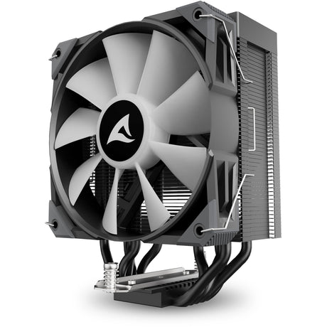 Sharkoon a50 rgb cpu-koeler (zwart, 4-pins pwm fan-connector)