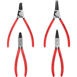 Knipex borgveertangenset 001956 (rood zwart, 4-delig)