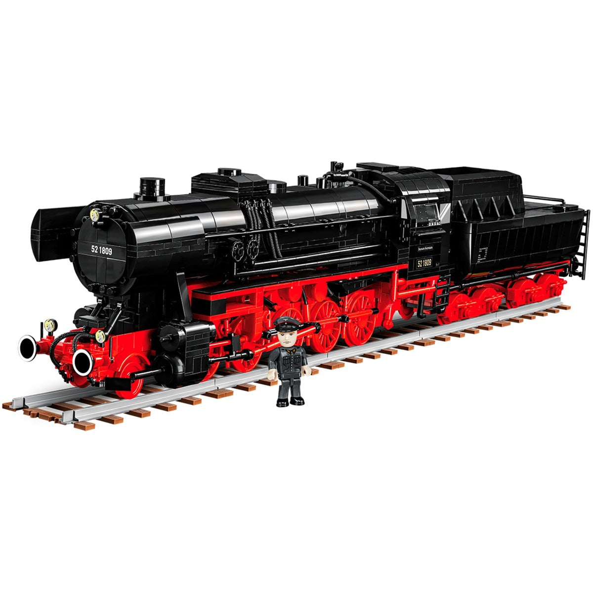 Cobi dr br 52 stoomlocomotief constructiespeelgoed (schaal 1:35)