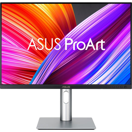 Asus proart pa248crv 24 monitor (zwart zilver, 2x displayport, 2x hdmi, 1x usb-c, 4x usb-a)
