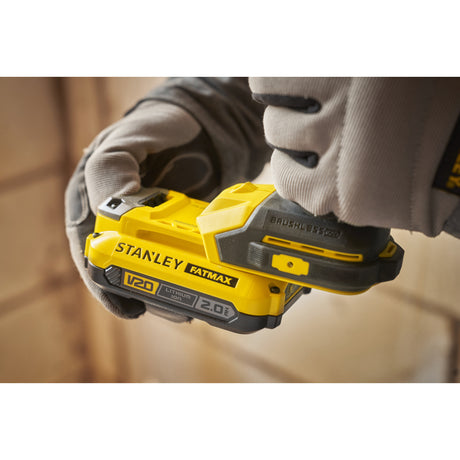 Stanley fatmax v20 18v slagschroevendraaier (zwart geel, accu en oplader niet inbegrepen)