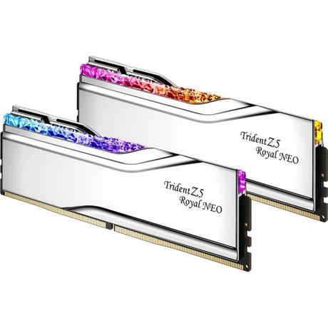 G.skill trident z5 royal neo 32 gb ddr5-6000 (2x 16 gb) werkgeheugen (zilver, f5-6000j2836g16gx2-tr5ns, expo)