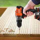 Black+decker 18v schroefklopboormachine + 18v oscillerende multitool bundel (zwart oranje)