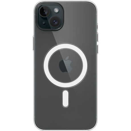 Apple doorzichtig hoesje met magsafe voor iphone 15 plus telefoonhoesje (transparant)