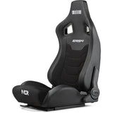 Next level racing ers4 elite reclining seat - pu leder suède edition gamestoel (zwart)