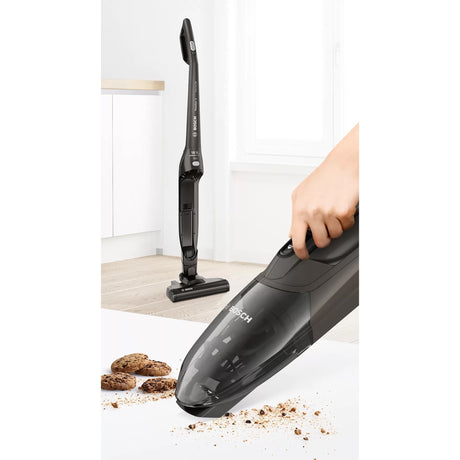Bosch oplaadbare stofzuiger readyy'y 16vmax steelstofzuiger (donkergrijs)
