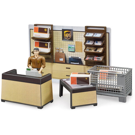 Bruder bworld ups parcel shop speelfiguur (62250)