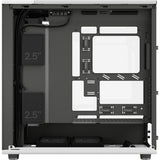 Fractal design north xl rc chalk white tg clear midi tower behuizing (wit houtkleur | 2x usb-a | 1x usb-c | tempered glass)