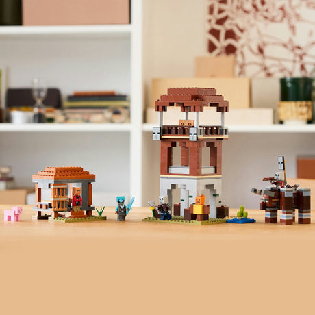 Lego minecraft de plunderaar buitenpost en verwoester bouwpakket - 21278