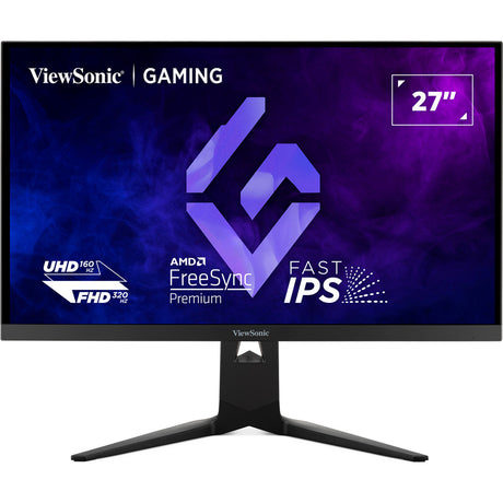 Viewsonic xg275d1-4k dual mode gaming monitor 27 (zwart, 1x displayport, 2x hdmi, 1x usb-c, 160 hz)