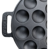 The windmill poffertjespan bak- braadpan (zwart, ø 24 cm)