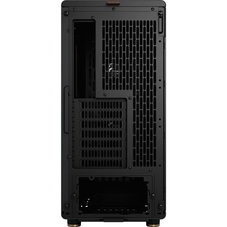 Fractal design north midi tower behuizing (zwart houtkleur | 2x usb-a | 1x usb-c)