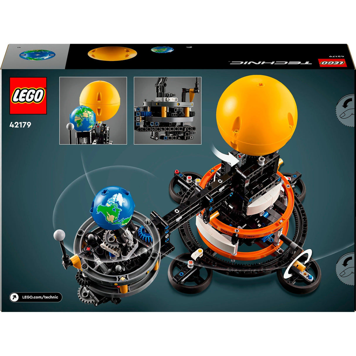 Lego technic - de aarde en de maan in beweging constructiespeelgoed
