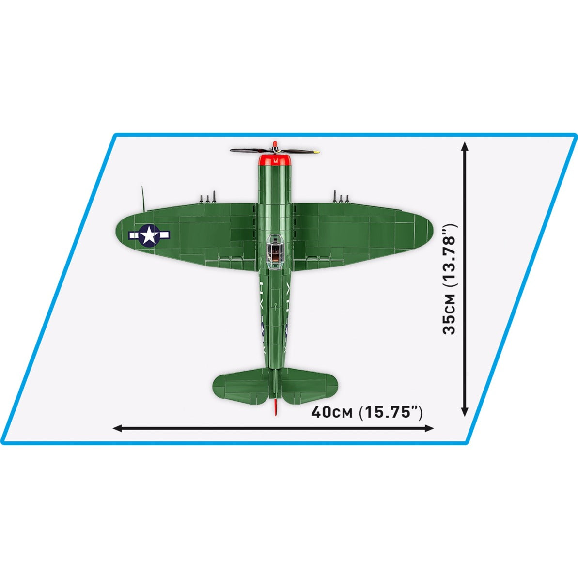 Cobi historical collection - p-47 thunderbolt constructiespeelgoed (schaal 1:32)