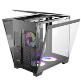 Antec c8 argb midi tower behuizing (zwart | 2x usb-a | 1x usb-c | tempered glass)