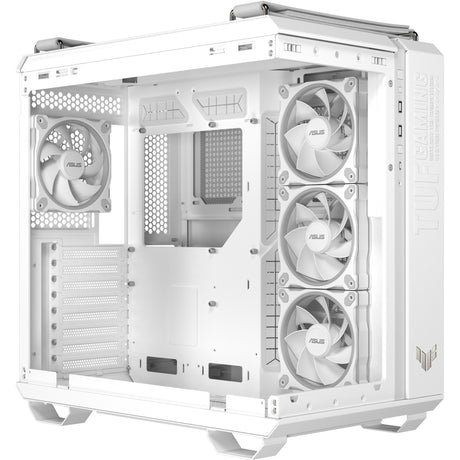Asus tuf gaming gt502 horizon argb midi tower behuizing (wit | 3x usb-a | 1x usb-c | tempered glass)