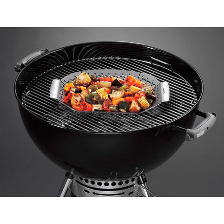 Weber premium grillkorf groentekorf (roestvrij staal)