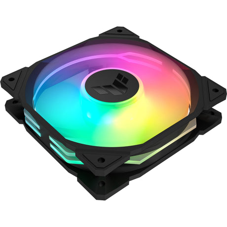 Asus tuf gaming tr120 argb case fans (zwart transparant, 3 stuks, 120 x 120 x 25 mm)