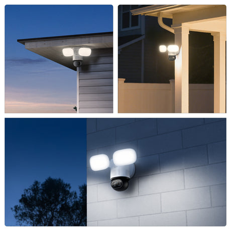 Reolink f850w trackflex floodlight wifi beveiligingscamera (wit, 4k, wifi)