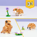 Lego creator 31376 schattige hamster met bloem