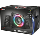 Trust gxt 629 tytan rgb illuminated 2.1 speaker set pc-luidspreker (zwart)