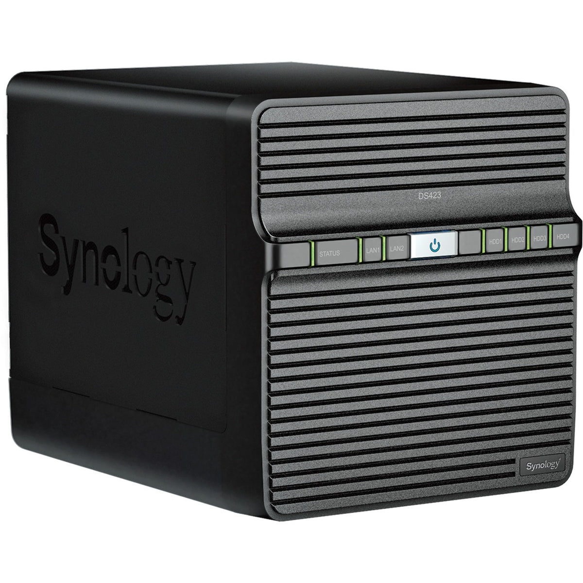 Synology diskstation ds423 nas (zwart, 2x rj-45, 2x usb-a 3.2 (5 gbit s))