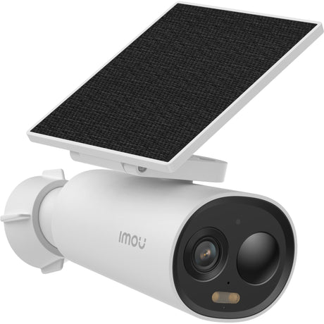 Imou cell 3c all-in-one - 2k draadloze beveiligingscamera voor buiten - inclusief ingebouwd zonnepaneel - volledig draadloos - bewaking voor buiten met nachtzicht in kleur - sirene - ip66 weerbestendig - grote 5000mah batterijcapaciteit
