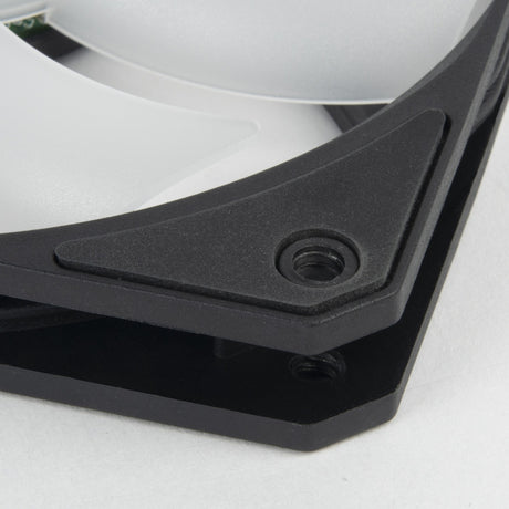 Silverstone air slimmer 120 argb case fan (zwart transparant, 120 x 120 x 15 mm, pwm)