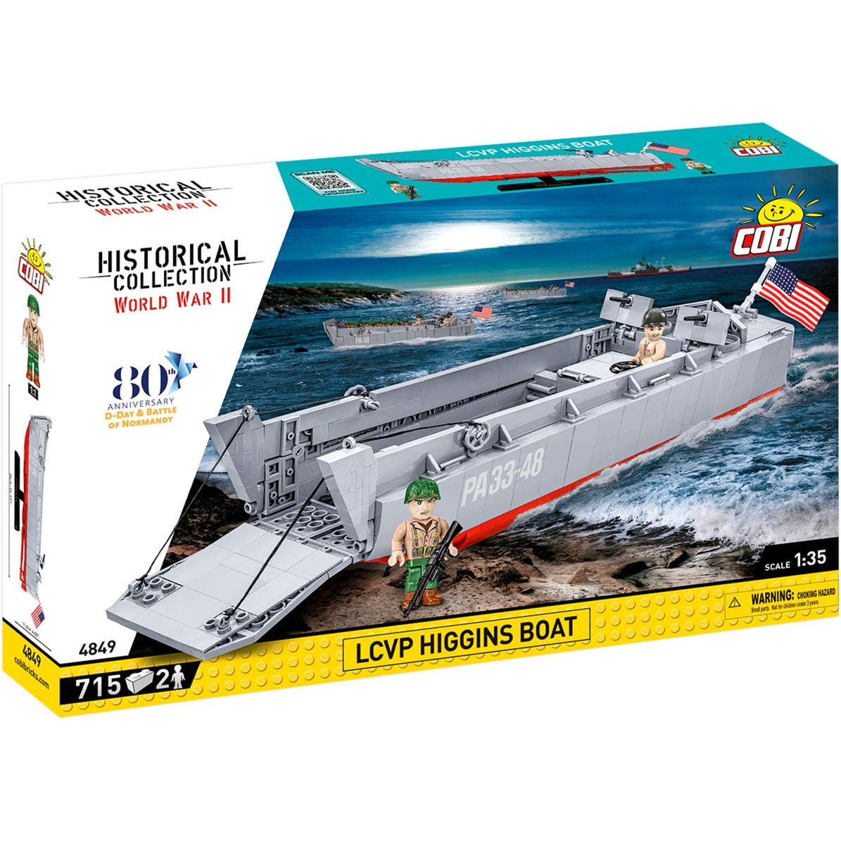 Cobi world war ii - lcvp higgins boat constructiespeelgoed
