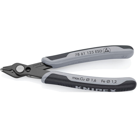 Knipex 78 61 125 esd zijsnijtang 64 hrc 125mm esd