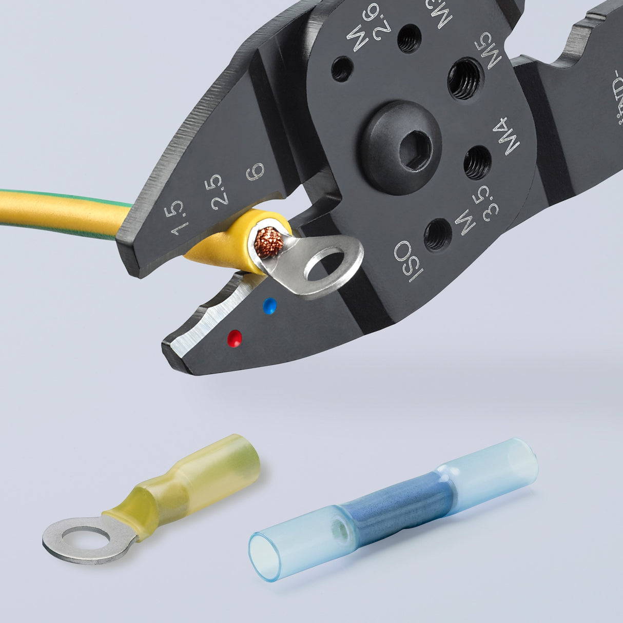 Knipex 97 21 215 krimptang geïsoleerde kabelschoenen