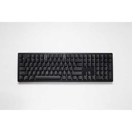 Ducky zero 6108 classic black rgb mechanisch gaming toetsenbord (zwart, us lay-out (qwerty), cherry mx2a brown, 100%, rgb leds, double-shot pbt, hot swap, 2.4ghz | bluetooth | usb-c)