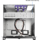 Chieftec unc-409s-aio-op rack behuizing (zwart)