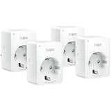 Tp-link tapo p100 mini smart wifi-stopcontact (4 pack) schakel stekkerdoos (wit, 4 stuks)
