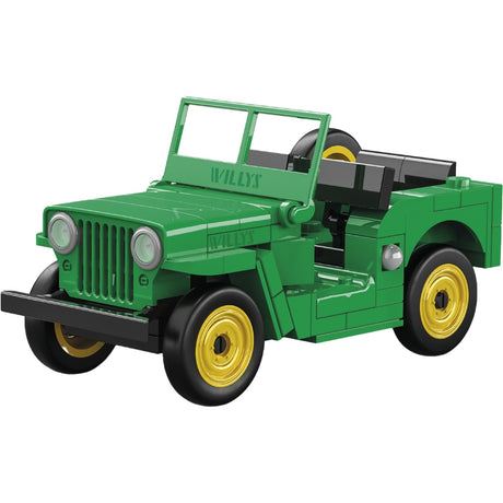 Cobi jeep willys cj-2a constructiespeelgoed (schaal 1:35)