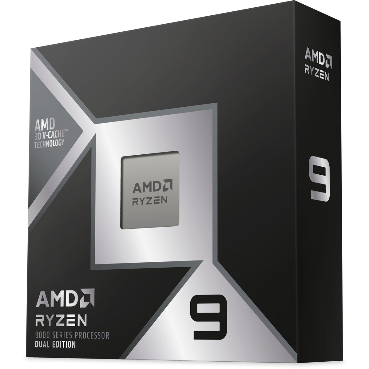 Amd ryzen 9 9950x3d2 dual edition, 4,3 ghz (5,6 ghz turbo boost) socket am5 processor (unlocked, boxed)