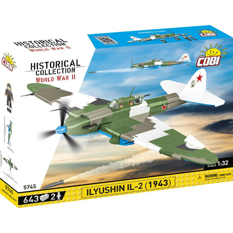 Cobi historical collection - ilyushin il-2 1943 constructiespeelgoed (schaal 1:32)