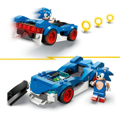 Lego sonic the hedgehog sonic: speedster lightning - auto bouwpakket voor kinderen - 77117