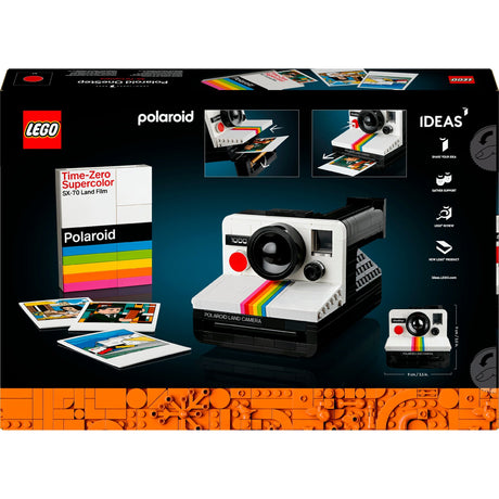Lego ideas polaroid onestep sx-70 camera vintage bouwpakket voor volwassenen 21345