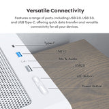 Montech x5 midi tower behuizing (wit | 2x usb-a | 1x usb-c | tempered glass)