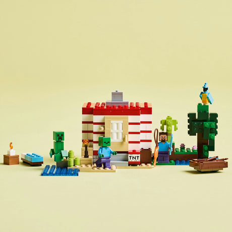 Lego ® minecraft® het tnt junglehuis, videogameset - 21275