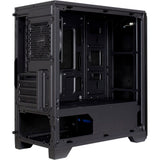 Inter-tech h-606 mini tower behuizing (zwart | 2x usb-a)