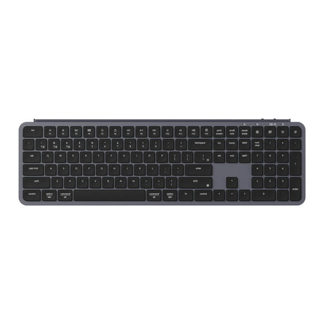 Keychron b6 pro-k1 toetsenbord (zwart, us lay-out (qwerty), scissor switches, 100%, abs, 2.4 ghz | bluetooth 5.2 | usb-c)
