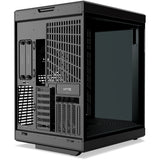 Hyte y70 touch infinite midi tower behuizing (zwart | 2x usb-a | 1x usb-c | tempered glass)