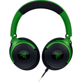 Razer kraken v4 x - minecraft edition over-ear gaming headset (zwart groen, pc, playstation 5, nintendo switch)
