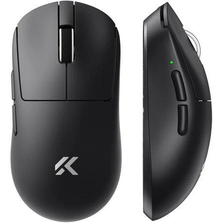 Mchose a7 v2 pro lightweight gaming muis (zwart, 26.000 dpi, 8k, 2.4 ghz bluetooth usb-c)