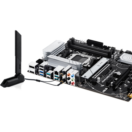 Asus prime b650-plus wifi socket am5 moederbord (zwart zilver, raid, 2.5gb-lan, wi-fi 6e, bt 5.3, sound, atx)