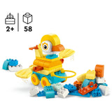 Lego duplo 3-in-1 dieren op wielen peuterspeelgoed - 10448